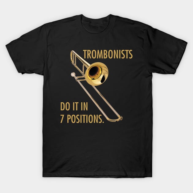 Trombone Shirts & Hoodies - For the Trombonist, By a Trombonist! T-Shirt by Vehicle City Music